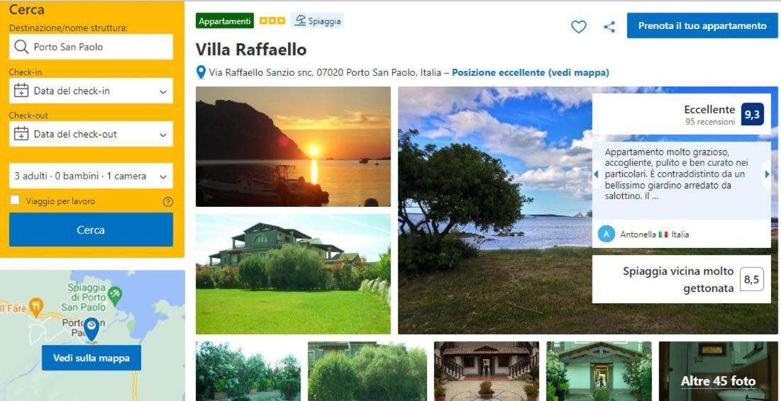 Villa Raffaello Loiri Porto San Paolo Exterior foto